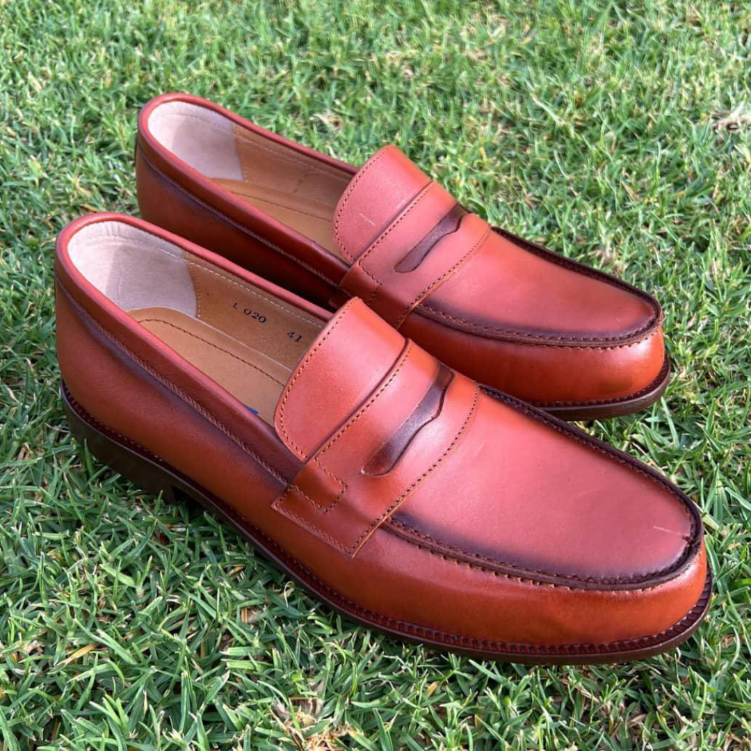 Loafers en Cuir Marron - Élégance Naturelle