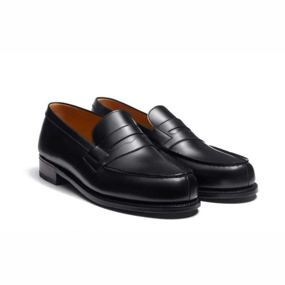 Loafers en Cuir Noir - Classique Intemporel