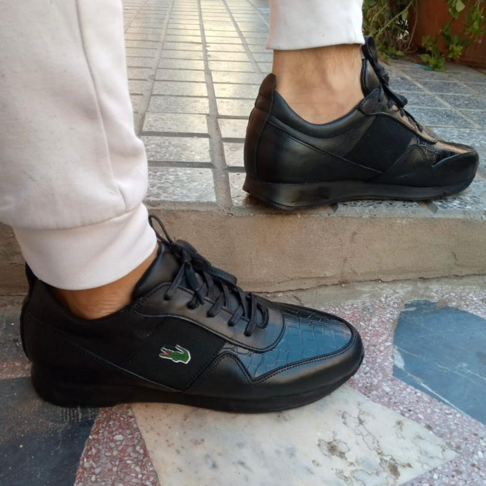 Élégance - Chaussures Lacoste Noires